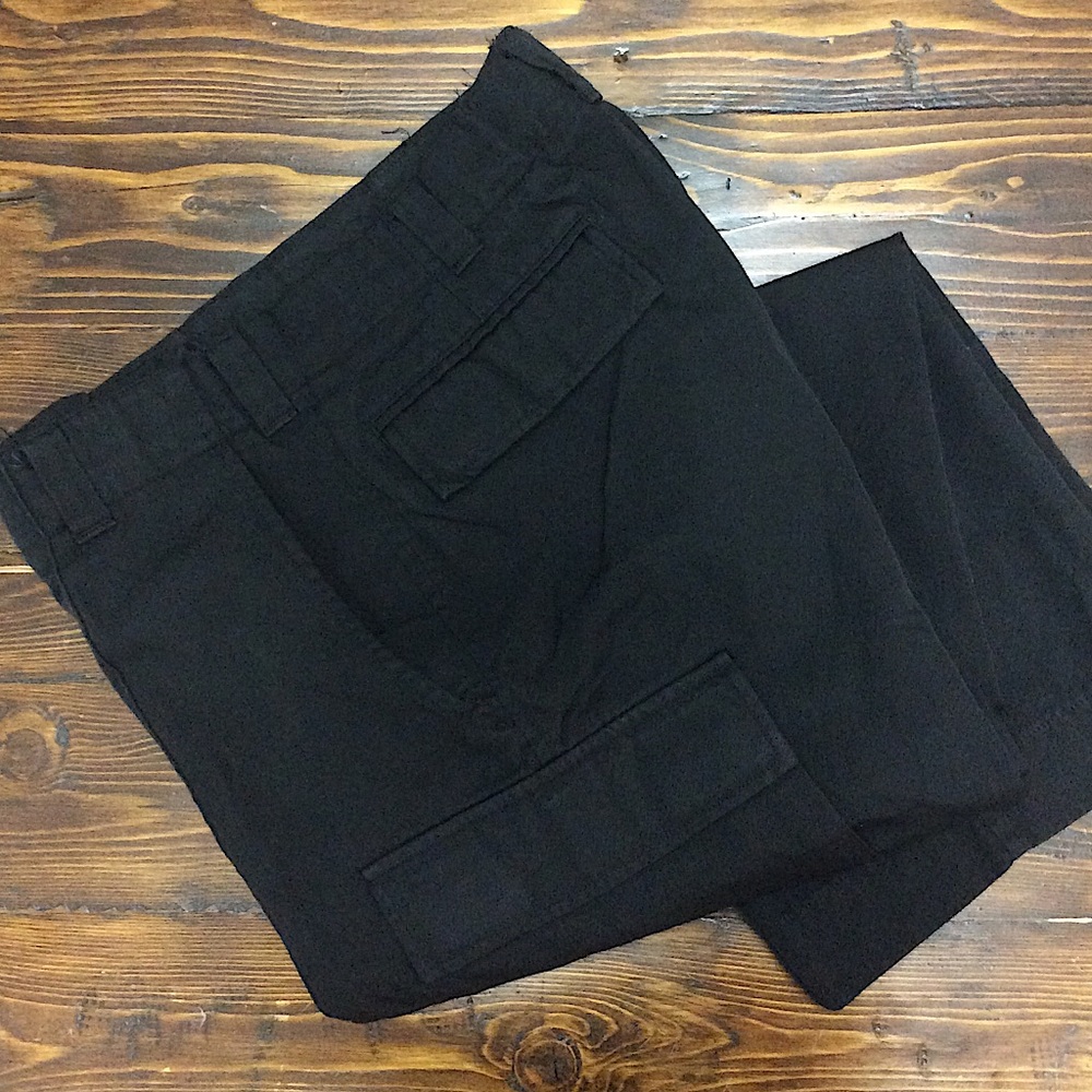 Black Canadian Navy Combat Trousers